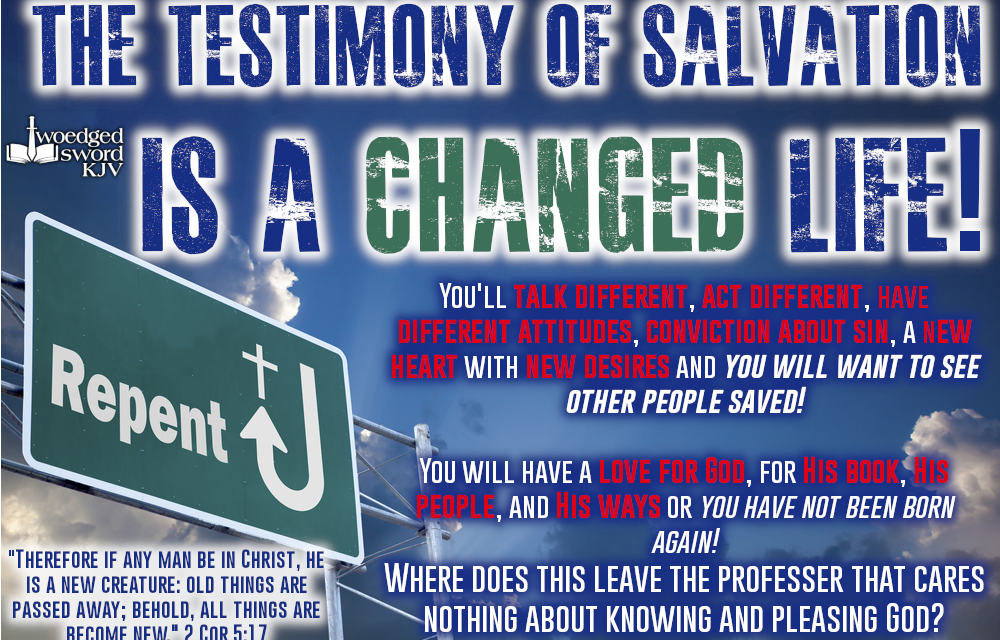 Does Salvation Make A Difference?
